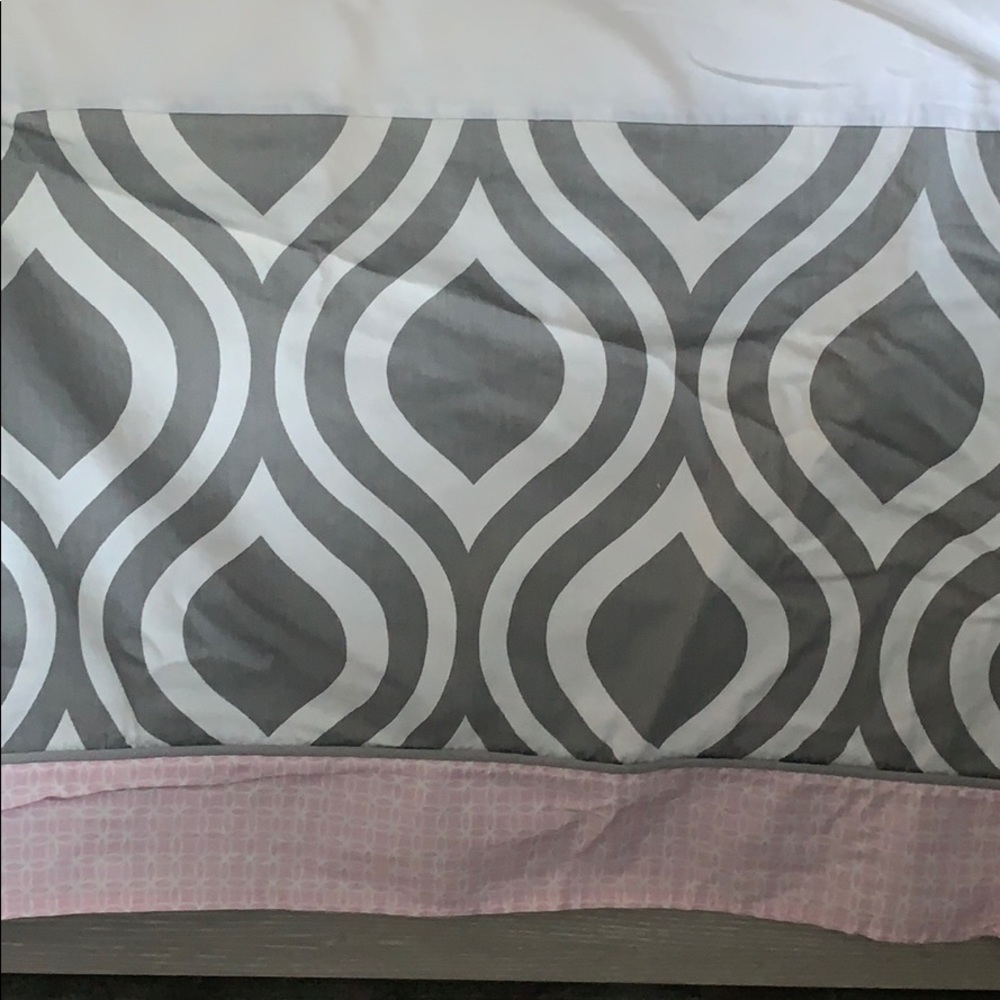 Custom crib skirt